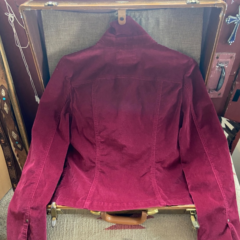 🖖 Live a Little Deep Burgundy Corduroy - Picture 6 of 8